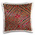 3dRose Danita Delimont - Panama - Panama, San Blas Islands, Kuna Indian mola - SA15 CMI0359 - Cindy Miller Hopkins - Pillow Cases (pc_86905)