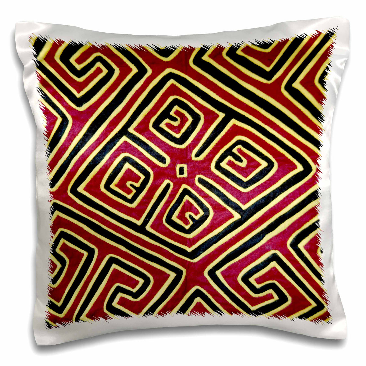 3dRose Danita Delimont - Panama - Panama, San Blas Islands, Kuna Indian mola - SA15 CMI0359 - Cindy Miller Hopkins - Pillow Cases (pc_86905)