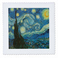 3dRose BLN Vincent Van Gogh Collection - The Starry Night by Vincent Van Gogh - Quilt Squares (qs_128155)