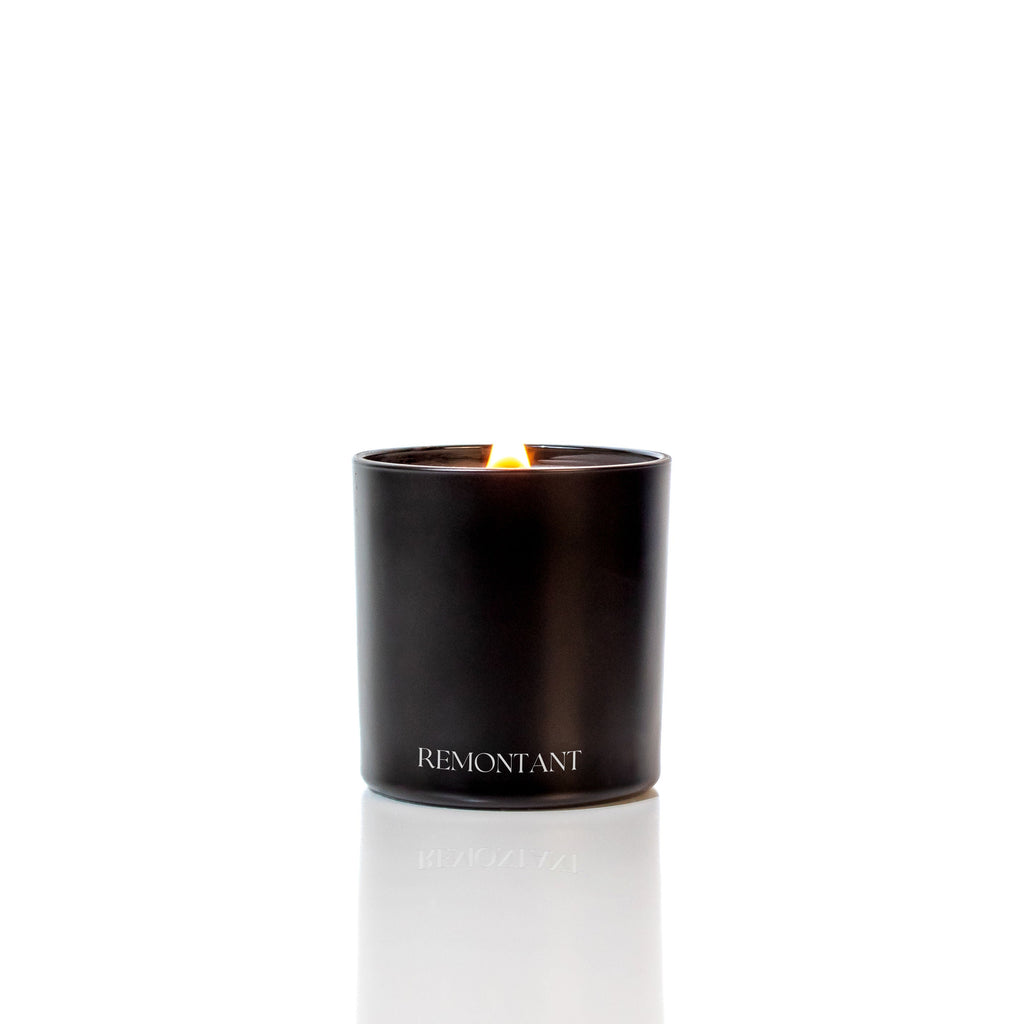 Violet Night Candle  | Bergamot ~ Saffron ~ Benzoin | Crackling Wick Candle