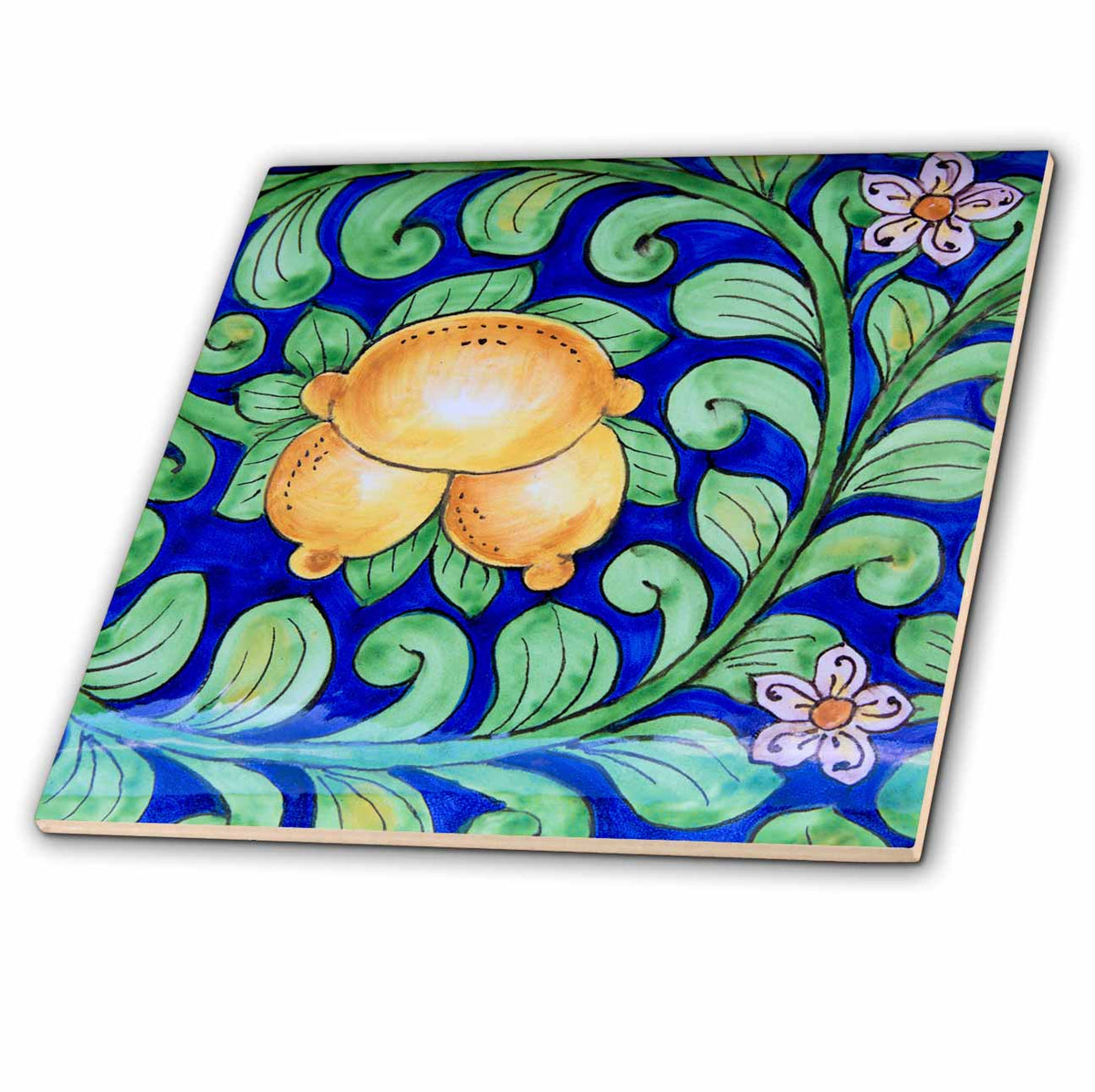 3dRose Danita Delimont - Pottery - Italy, Orvieto. Italian pottery plate for sale in the streets. - Tiles (ct_207991)