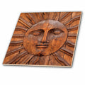 3dRose Danita Delimont - Artwork - Mexico, San Miguel de Allende. Image of Sun Carving. - Tiles (ct_208268)