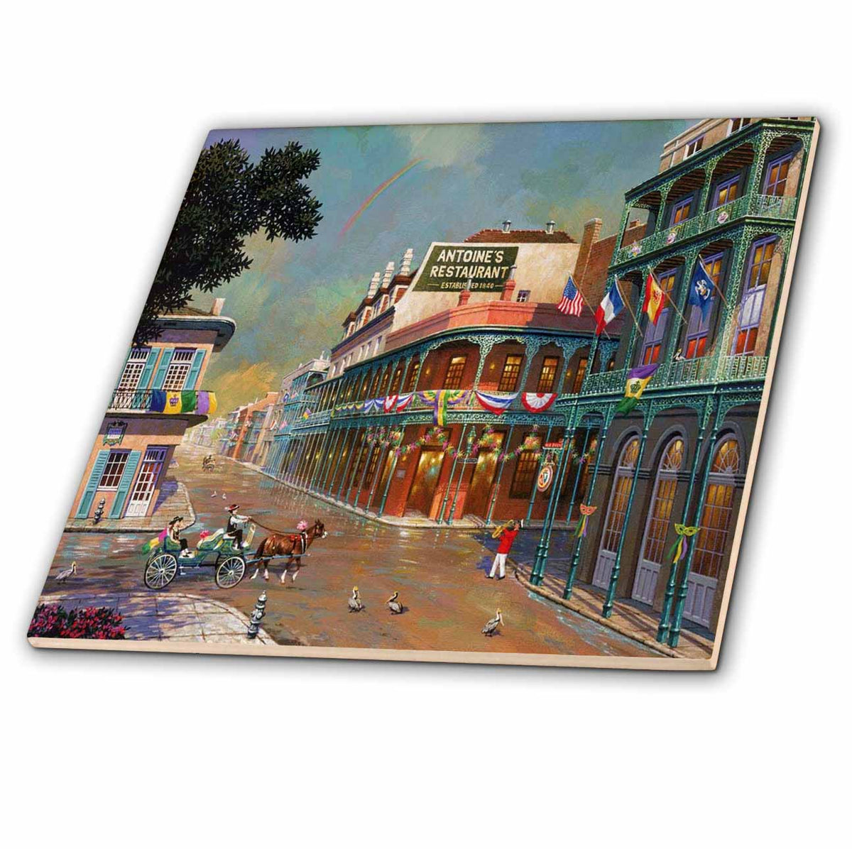 Orleans Painting Tile – Old New Orleans Art