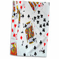 3dRose Scattered Playing Cards Photo - for Card Game Players eg Poker Bridge... - Towels (twl-112896)