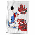 3dRose Funny On Drinking Team with Bowling Problem Humor Sports Design - Towels (twl-116317)