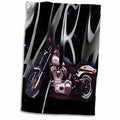 3dRose Towel Picturing Harley-Davidson® Motorcycle