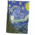 3dRose The Starry Night by Vincent van Gogh 1889 - famous fine art by masters... - Towels (twl-155638)