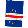 3dRose Flag of Cape Verde Island Country - Cape Verdean Dark Navy Blue red... - Towels (twl-158277)
