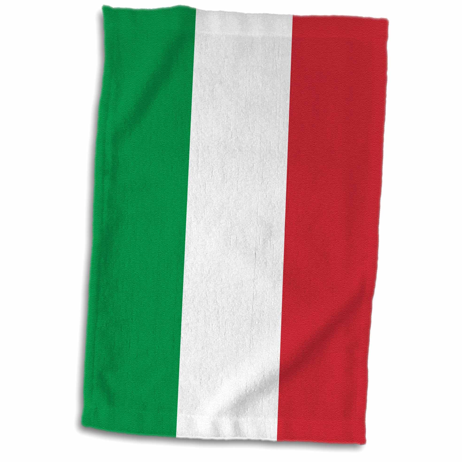3dRose Flag of Italy square. Italian green white red vertical stripes... - Towels (twl-158341)
