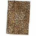 3dRose ToryAnne Collections Backgrounds - Brown, tan, and black cheetah print - Towels (twl-162251)