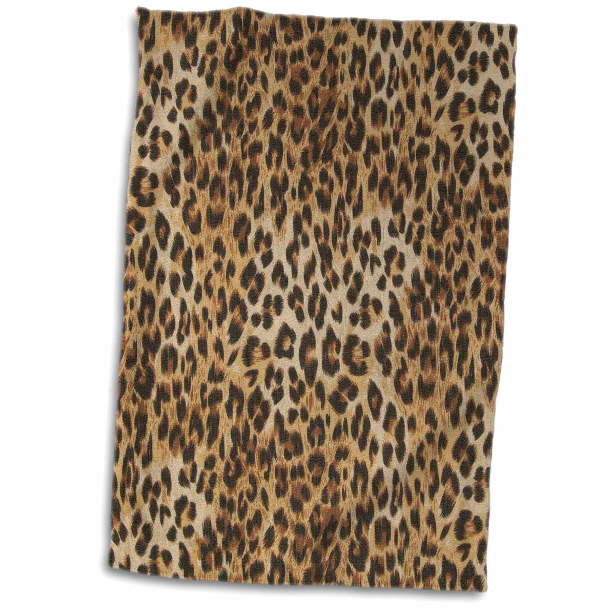 3dRose ToryAnne Collections Backgrounds - Brown, tan, and black cheetah print - Towels (twl-162251)