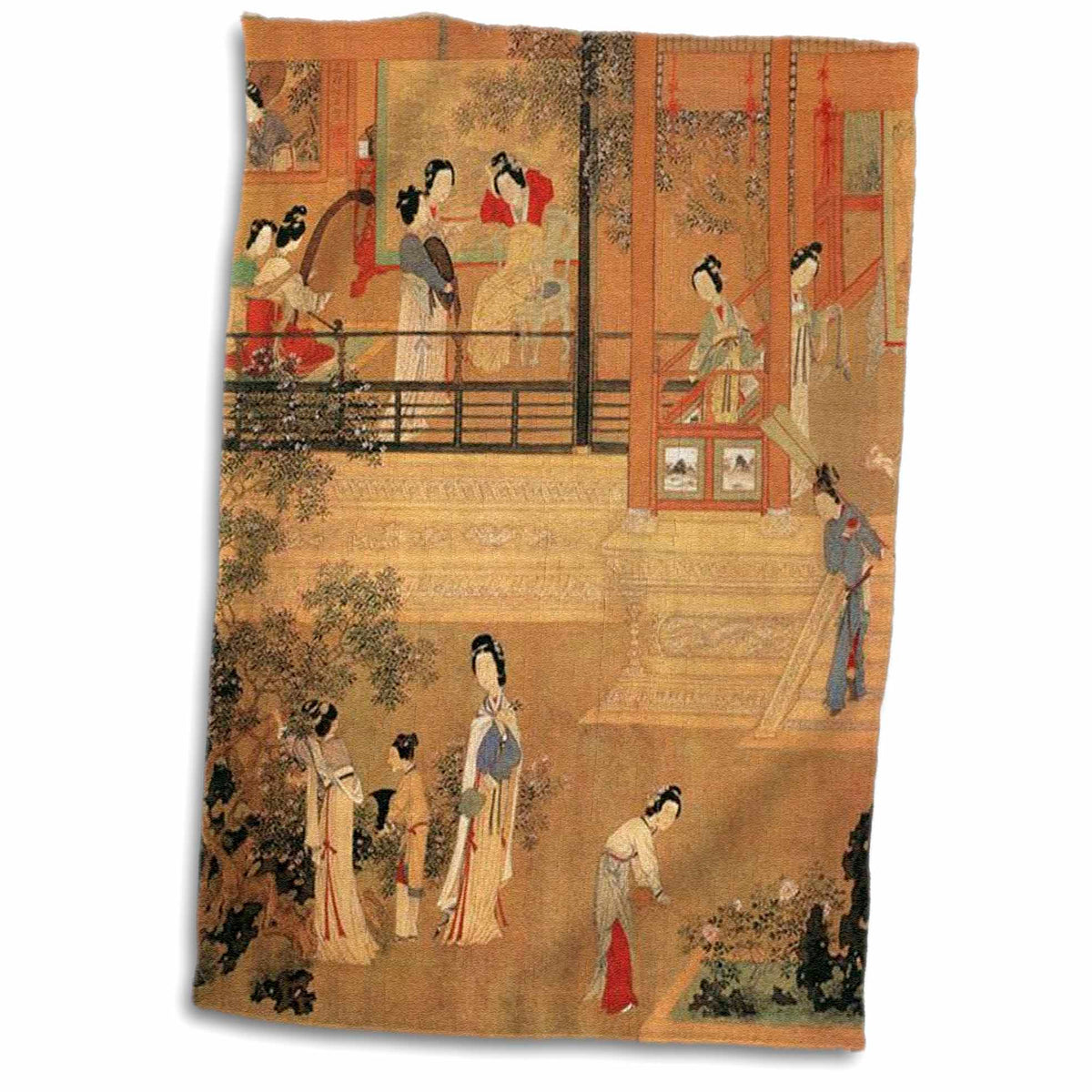 3dRose Print of Chinese Ladies in Palace in Ming Dynasty - Towels (twl-212617)