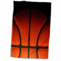 3dRose Russ Billington Designs - Cool Basketball Texture in Partial Shadow - Towels (twl-219113)