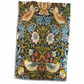3dRose Russ Billington Patterns - William Morris Strawberry Thief Pattern - Towels (twl-219390)