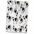 3dRose Florene - Décor III - Print of Cartoon Cow Toss Pattern - Towels (twl-221631)