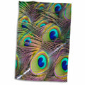 3dRose Sven Herkenrath Animal - Pattern Peacock Art - Towels (twl-233995)