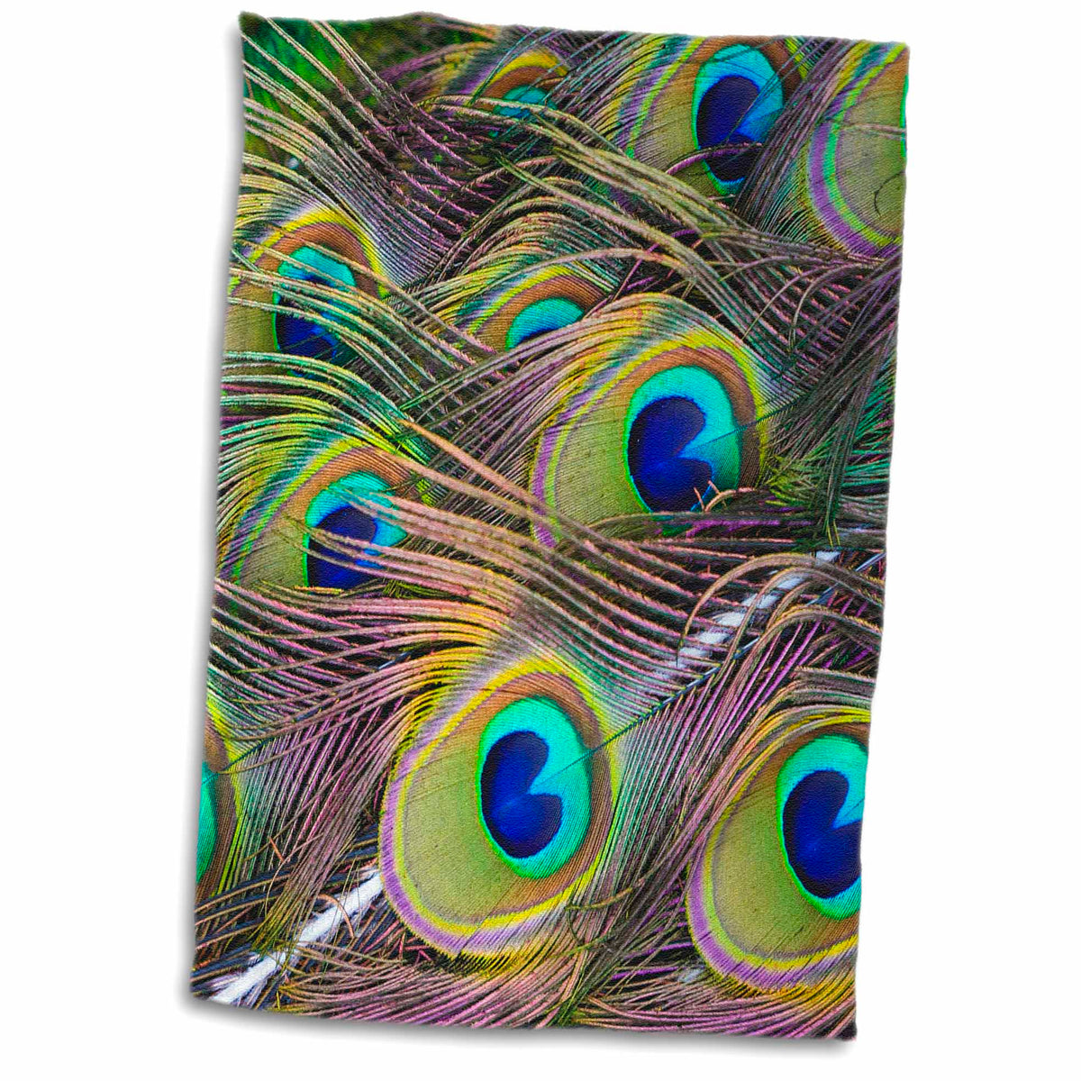 3dRose Sven Herkenrath Animal - Pattern Peacock Art - Towels (twl-233995)