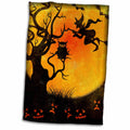 3dRose Susan Brown Designs Halloween Holiday Themes - Halloween Backdrop - Towels (twl-24144)