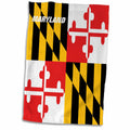 3dRose Florene State Flags - State Flag Of Maryland - Towels (twl-45066)