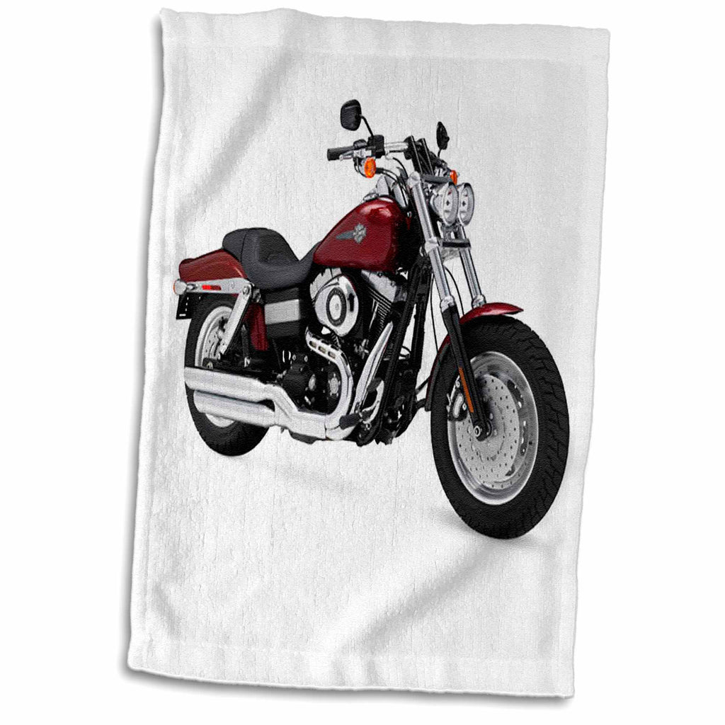 3dRose Towel Picturing Harley-Davidson® Motorcycle Dyna FXD - Towels (twl-4662)
