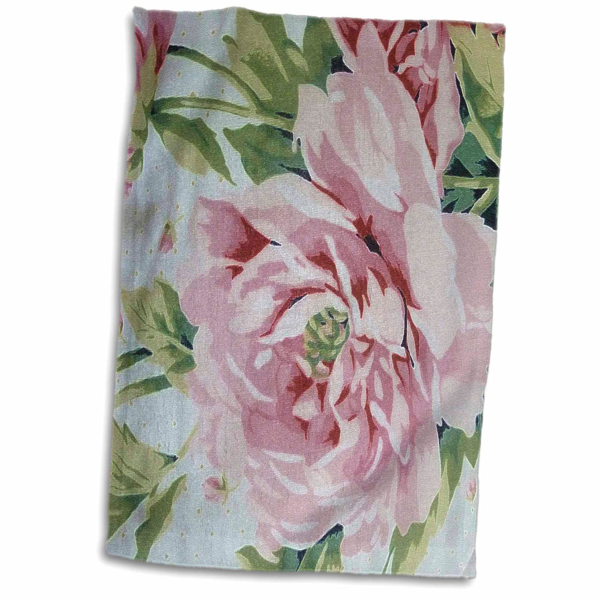 3dRose Florene Country Life - Shabby Chic Pink Country Rose - Towels (twl-47872)