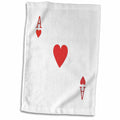 3dRose Ace of Hearts Playing Card - Red Heart Suit - Gifts for Cards Game... - Towels (twl-76551)
