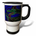 3dRose AlienJunkyard Folk Art - Yeti Man - Travel Mugs (tm_12728)