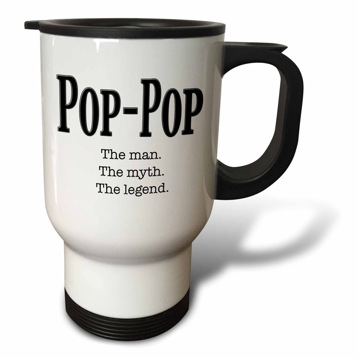 3dRose EvaDane - Quotes - Pop-Pop the man the myth the legend - Travel Mugs (tm_149789)