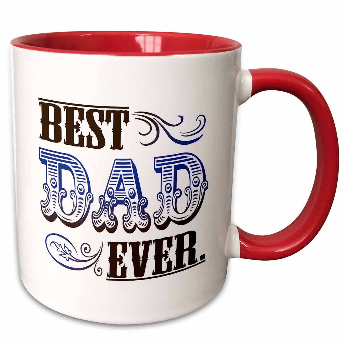 3dRose EvaDane - Parenthood - Best dad ever - Mugs (mug_128180)