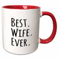 Best Wife Mug – Romantic Anniversary & Valentine’s Day Gift