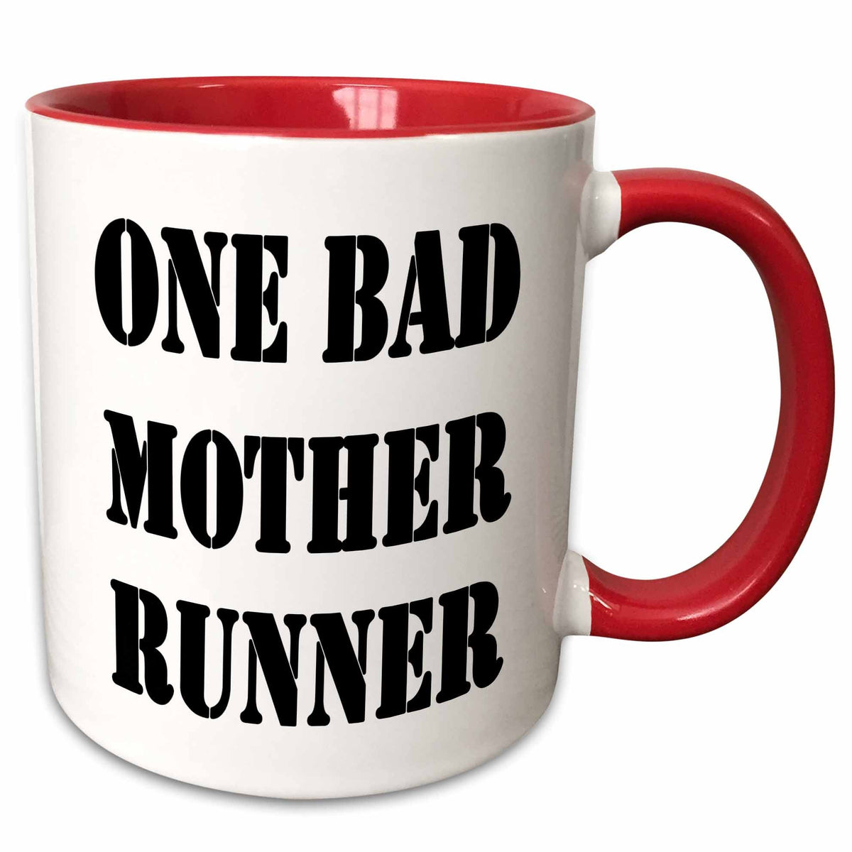 3dRose EvaDane - Funny Quotes - One bad mother runner - Mugs (mug_161096)