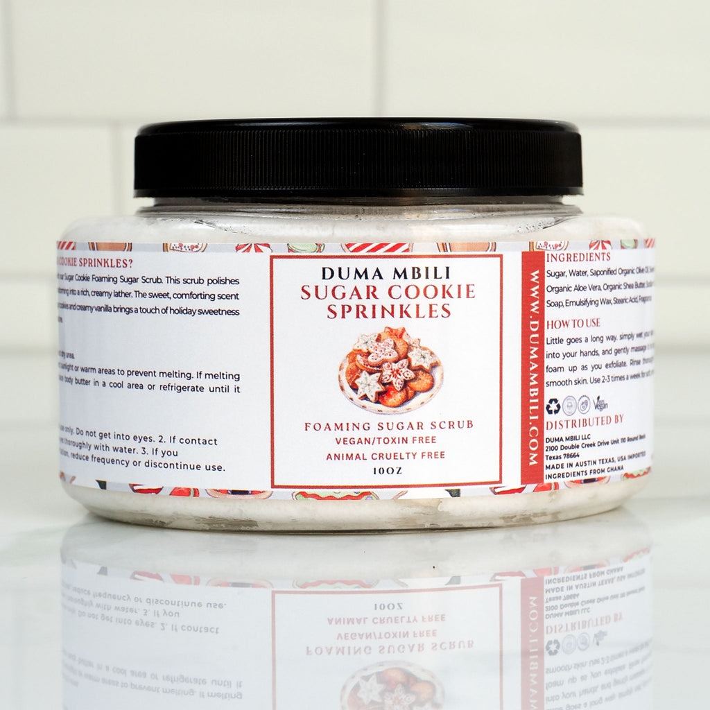 Sugar Cookie Sprinkles Foaming Sugar Scrub