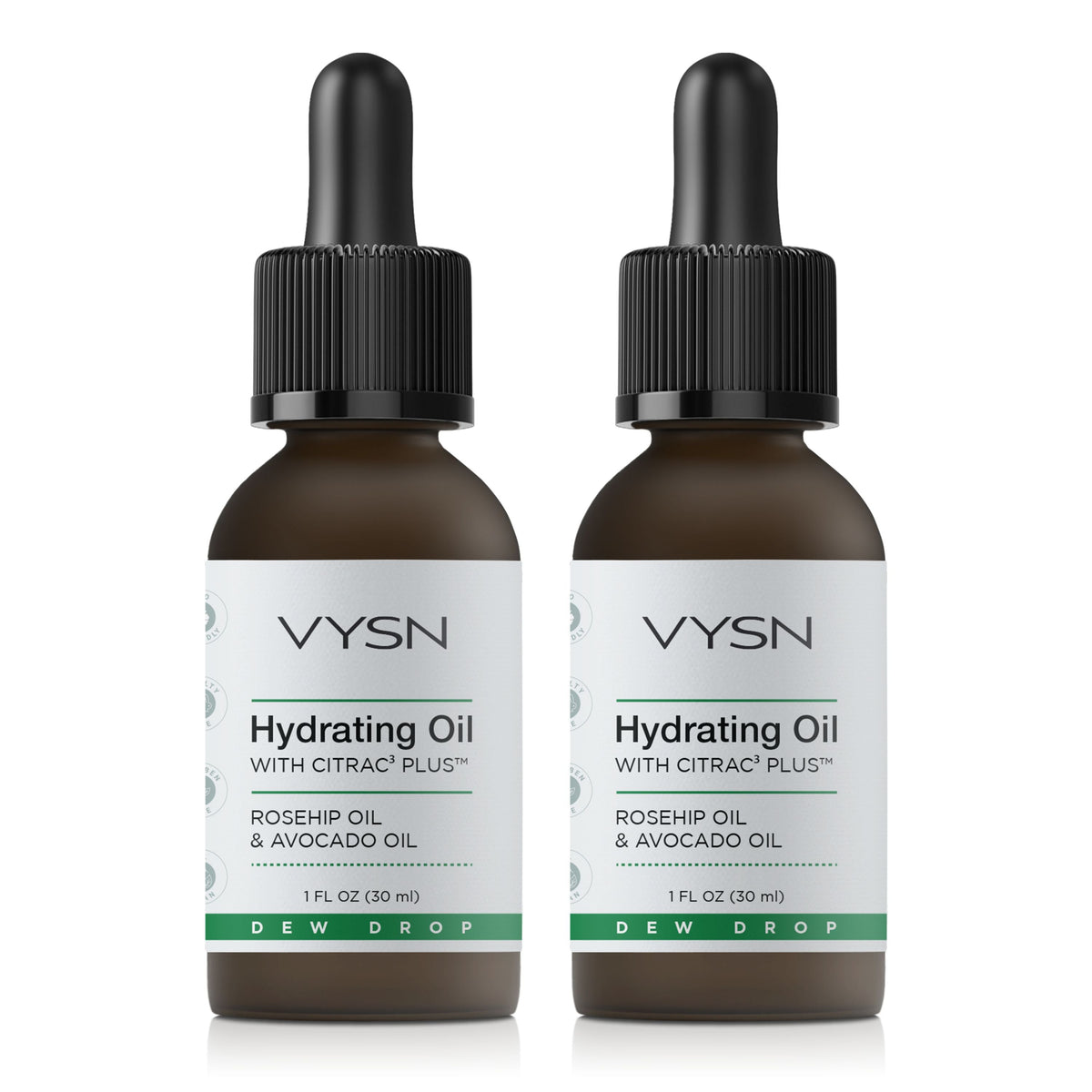Hydrating Oil with CitraC³ Plus™ - Rosehip Oil & Avocado Oil - 2-Pack -  1 oz