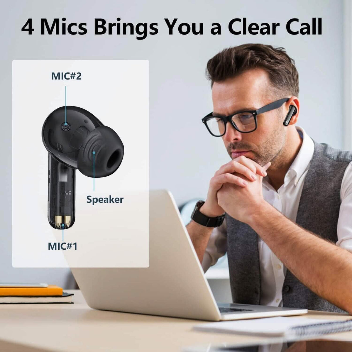 A40 Pro True Wireless Earphones  (Refurbished)