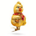 Baby Chick Clip on Glass Christmas Ornament