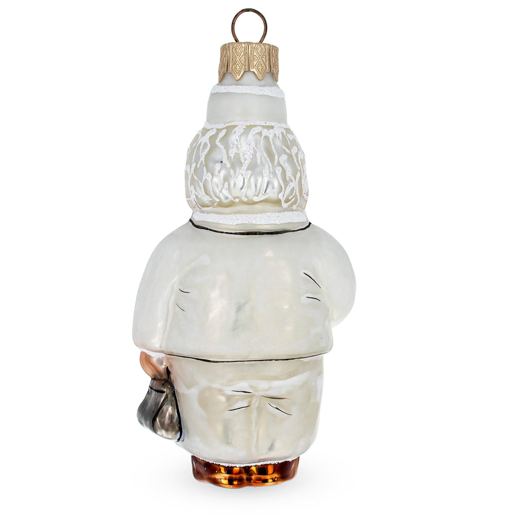 Doctor with Stethoscope Glass Christmas Ornament