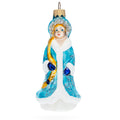 Snegurochka Snow Maiden Glass Christmas Ornament