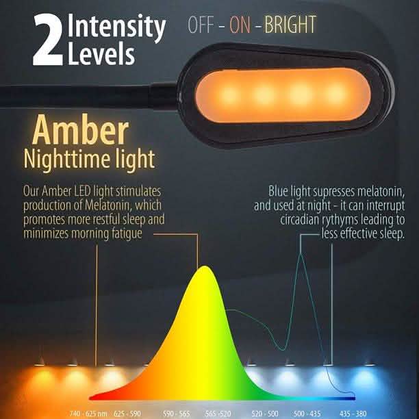 All in One Book Light Gift Set- 1600K Soft Strain-Free Reading Light