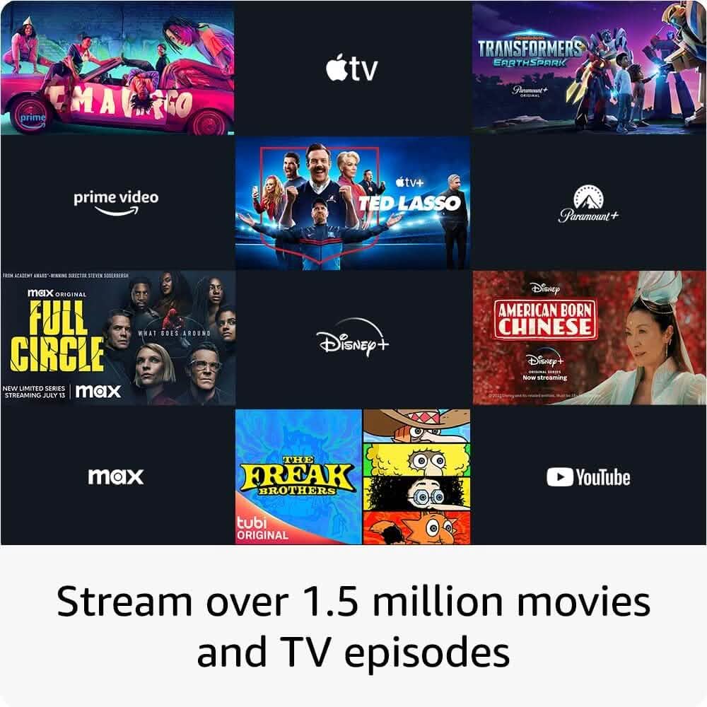 All-new Amazon Fire TV Stick 4K Streaming Device Support for Wi-Fi 6, Dolby Vision/Atmos, Free & Live TV  (Refurbished)