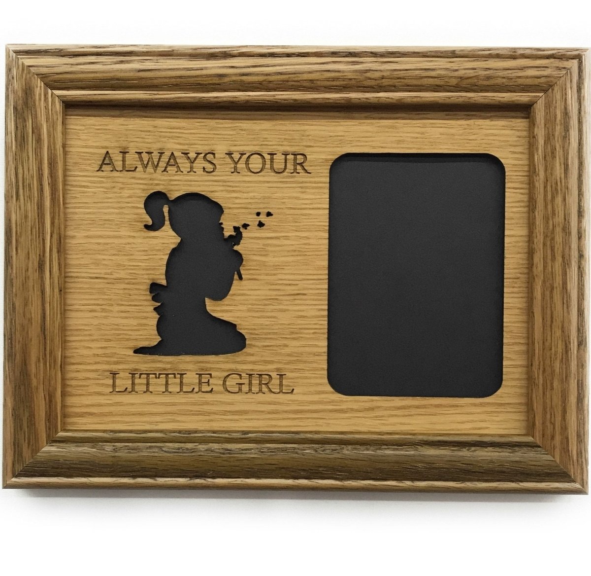 Always Your Little Girl Picture Frame - 5x7 Frame Hold 3x4 Photo