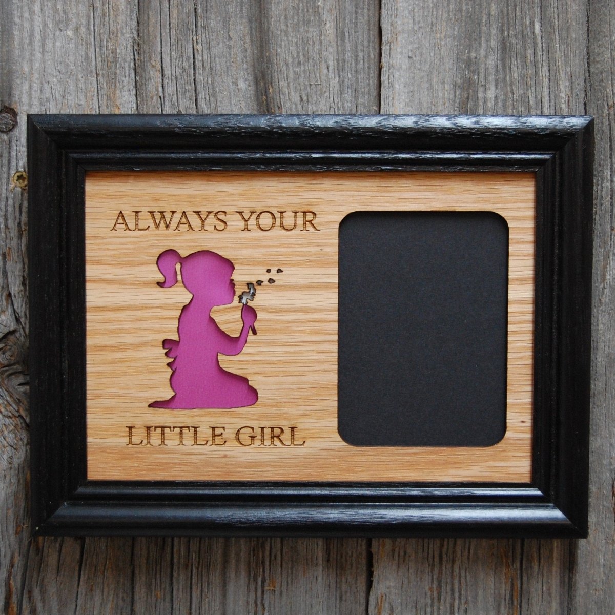 Always Your Little Girl Picture Frame - 5x7 Frame Hold 3x4 Photo