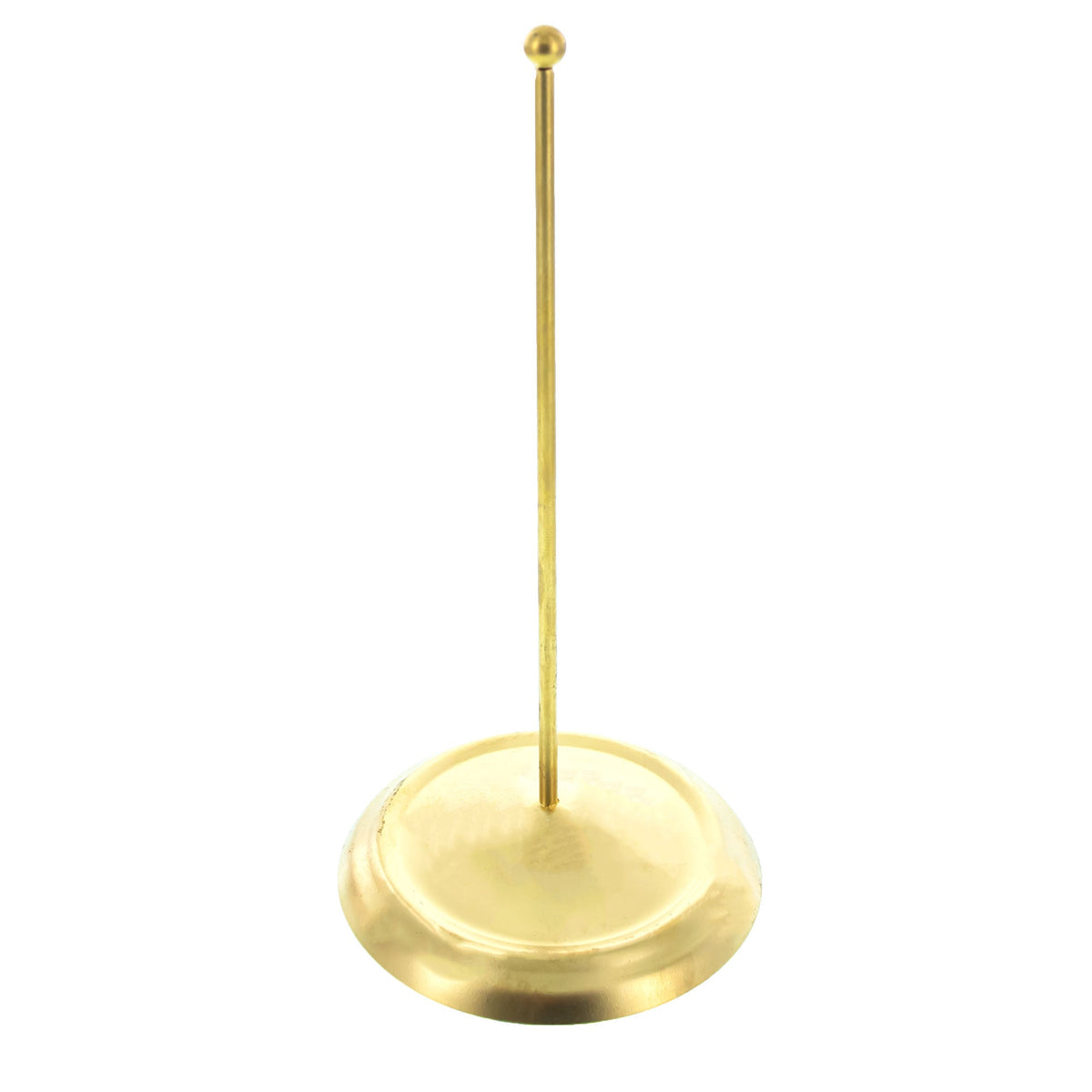 Upright Gold Metal Christmas Tree Topper Finial Stand Display Stand 7.2 Inches