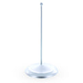 Upright Silver Metal Christmas Tree Topper Finial Stand Display Stand 7.2 Inches