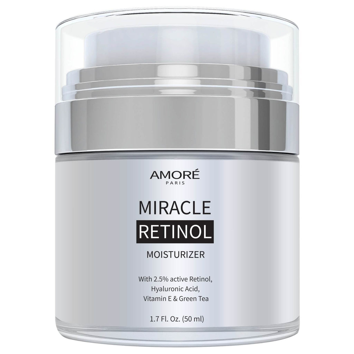 AMORÉ PARIS Retinol 2.5% High Potency Anti-Aging Moisturizer - 1.7 Fl. Oz.