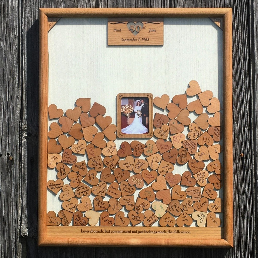 Anniversary Drop Heart Box Guest