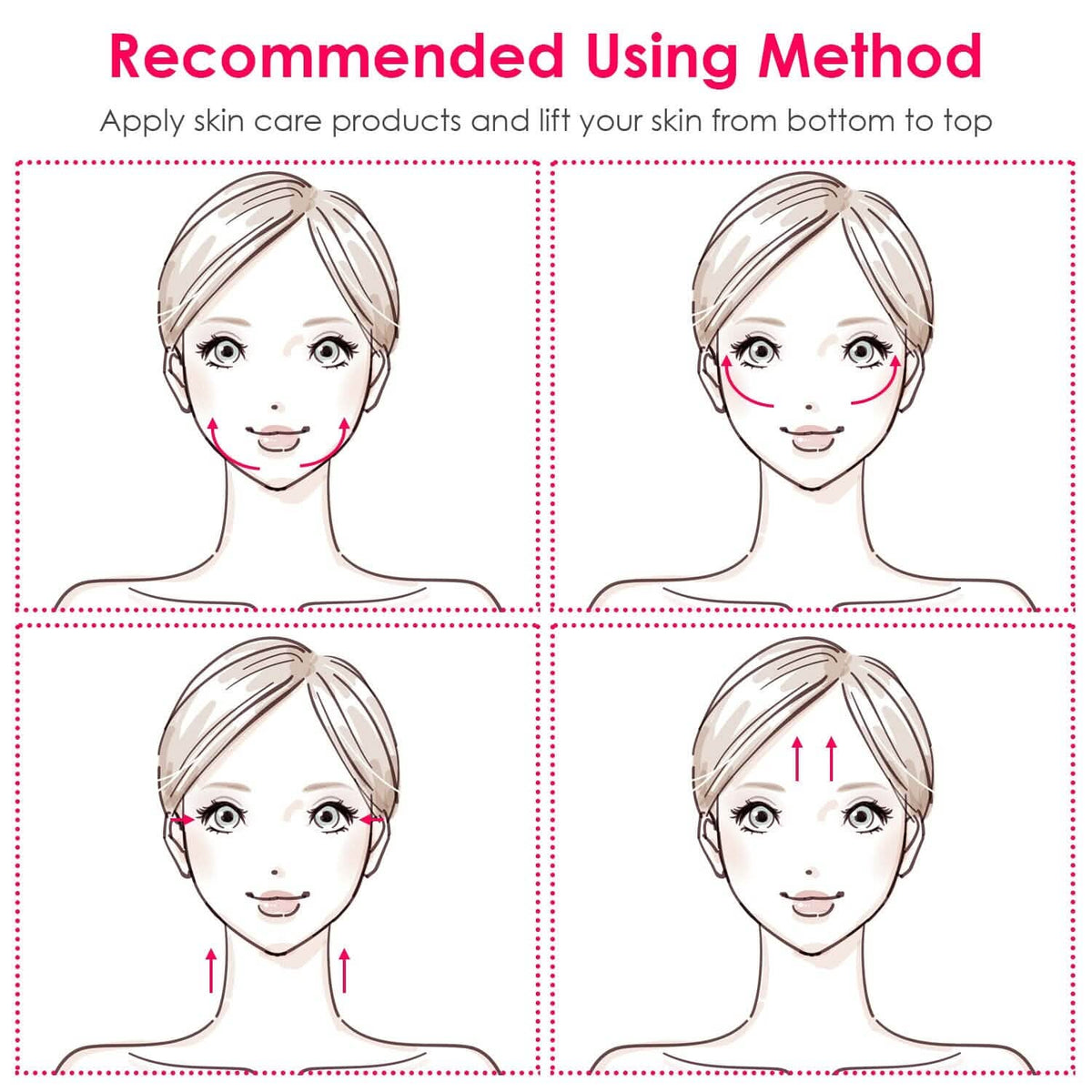 Anti Wrinkles Face Neck Massager Double Chin Reducer