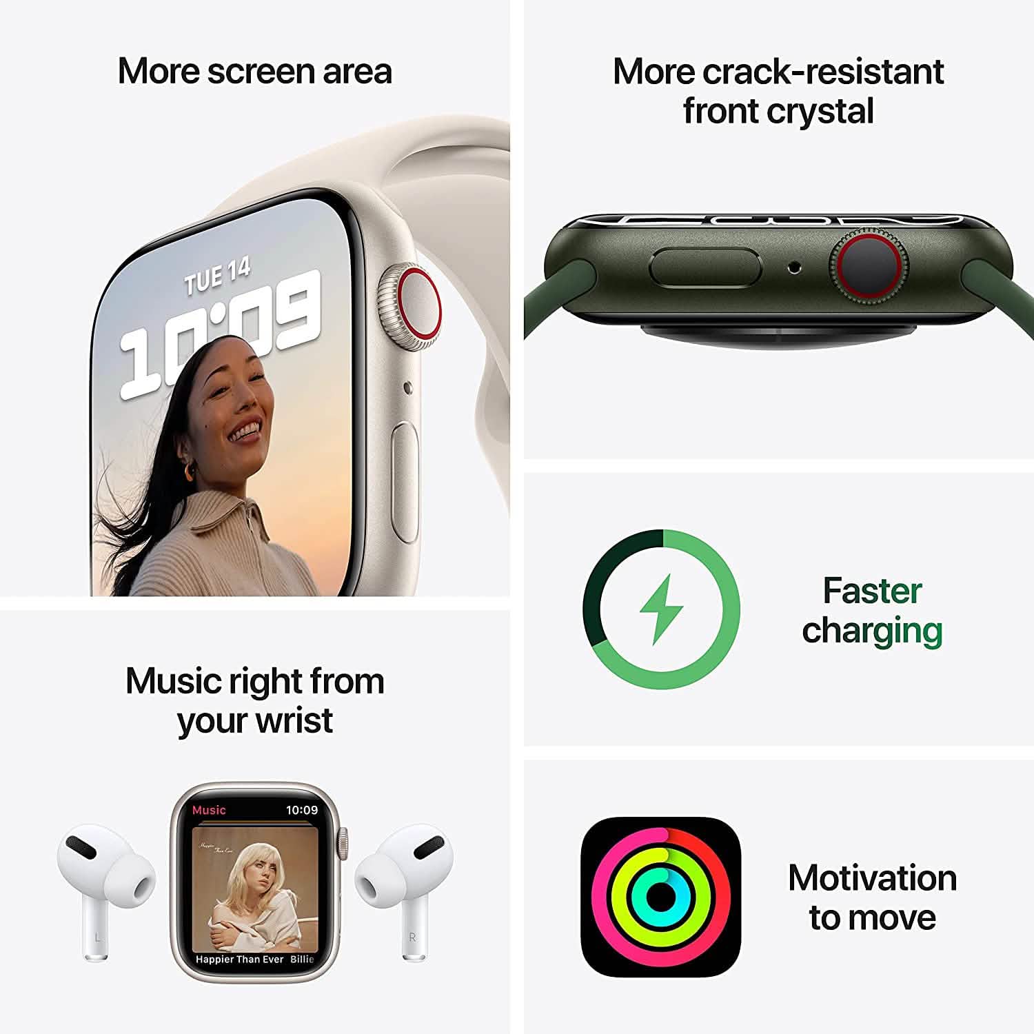 Apple Watch Series 7 GPS + Cellular 4G (Refurbished)