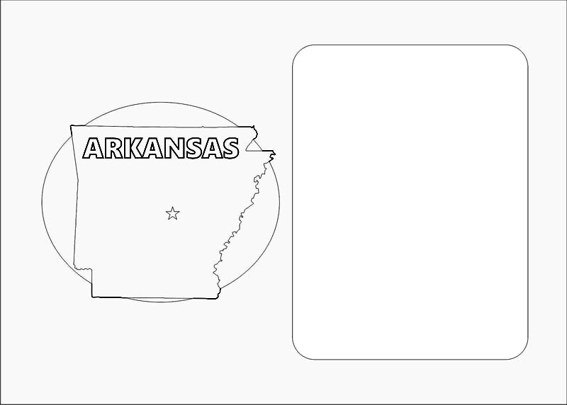 Arkansas Picture Frame