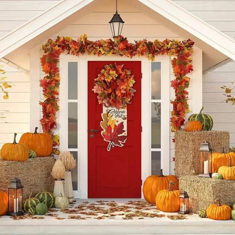 Artificial Maple Leaf Rattan