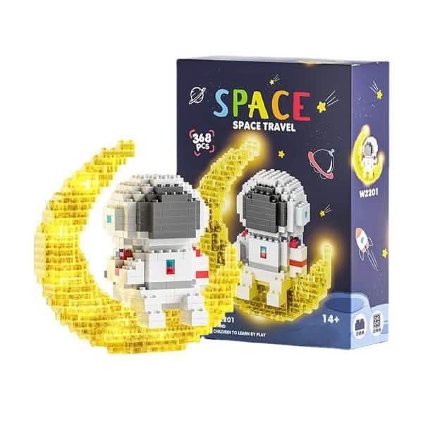 Astronaut Building Blocks LED Glowing Toys